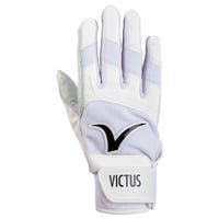 Victus Debut 2.0 Boys Baseball Batting Gloves in White Size Large