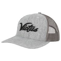 Victus Scripted Trucker Hat in Gray Size OSFM