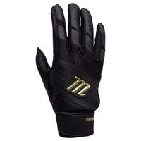 Marucci Pittards Reserve Adult Batting Gloves in Black Size Small