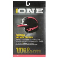 Wilson Custom Helmet Decal Kit in Pink