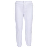 Intensity Hot Corner Premium Low Rise Girls Softball Pants in White Size Large