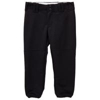 Intensity 5301G Girls Belted Low Rise Softball Pants in Black Size Medium