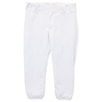 Intensity 5301G Girls Belted Low Rise Softball Pants in White Size Large