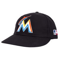 Outdoor Cap Miami Marlins OC Sports Youth Velcro Adjustable Baseball Cap in Black
