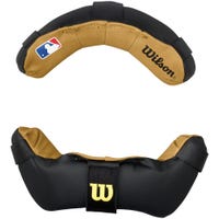 Wilson PU/Leather Umpire Facemask Replacement Pads in Tan/Black