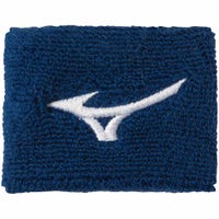 "Mizuno G2 2"" Wristband in Navy Size 2in"