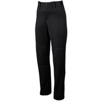Mizuno Womens Full Length Fastpitch Softball Pants in Black Size X-Small