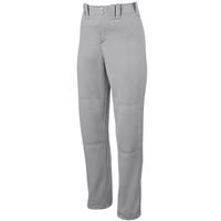 Mizuno Womens Full Length Fastpitch Softball Pants in Gray Size X-Small