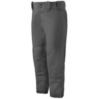 Mizuno Girls Belted Fastpitch Softball Pants in Gray Size X-Large