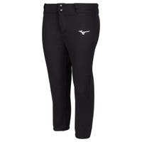 Mizuno Women's Belted Stretch Softball Pant in Black Size