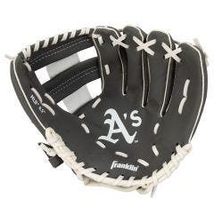 Oakland Athletics Franklin MLB Team Glove and Ball Set