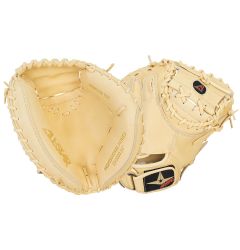 All-Star Pro-Elite® 34" Baseball Catcher's Mitt - Tan/Tan