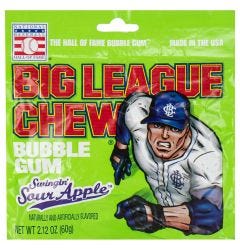 Big League Chew Gum - Swingin' Sour Apple