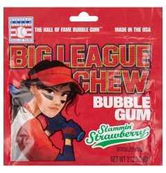 Big League Chew Gum - Slammin' Strawberry
