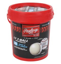 Rawlings Bucket W/12 TVB Tee-Balls
