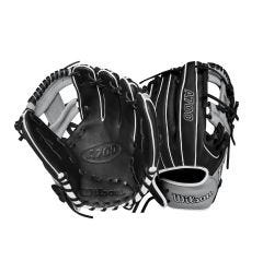 Wilson A700 11.5" Baseball Glove - Black/Silver/White - 2026 Model