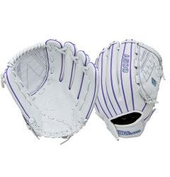 Wilson Siren 12.5" Fastpitch Softball Glove - White/Purple/Seafoam - 2026 Model