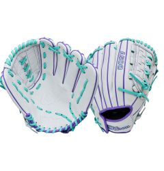 Wilson Siren 11.75" Fastpitch Softball Glove - White/Purple/Seafoam - 2026 Model