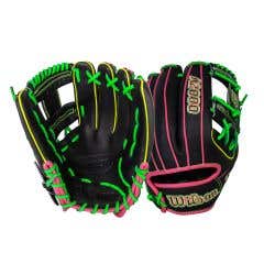 Wilson A2000 1975SS 11.75" Baseball Glove - Black/Pink/Green/Yellow (2026)
