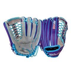 Wilson A2000 T125 12.5" Fastpitch Softball Glove - Purple/Gray (2026)