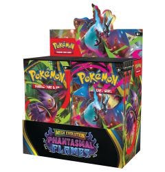 Pokemon TGC Mega Evolution: Phantasmal Flames Booster Display