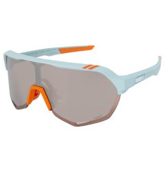 100% S2 Soft Tact Two Tone Adult Sunglasses w/ Hiper Silver Mirror Lens - 2022