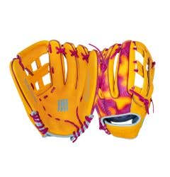 Nike Vapor Elite Acuna 12.75" Baseball Glove - University Gold / Hyper Violet / Green Shock