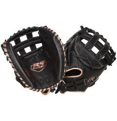 Rawlings R9 Series R9SBCM33-24B 33" Fastpitch Softball Catcher's Mitt - 2025 Model