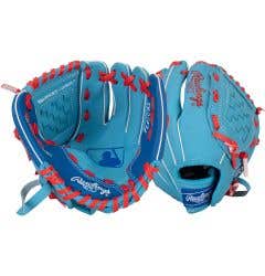 Rawlings Players Series w/Ball PL91CBS 9" Youth Baseball Glove - Columbia Blue (2027)