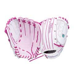 Wilson A1000 V125 12.5" Fastpitch Softball Glove - Lavender/White/Flamingo Pink/Seafoam (2027)