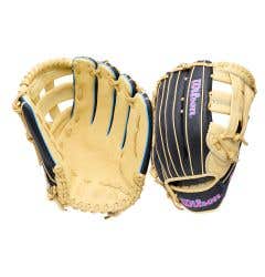 Wilson A1000 1750SS 12.5" Baseball Glove - Blonde/Black/Cerulean Blue/Flamingo Pink (2027)