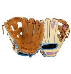 Wilson A1000 1786 11.5" Baseball Glove - Tan/Blonde/Cerulean Blue (2027)