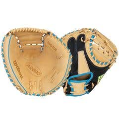 Wilson A2000 M23SS 33.5" Baseball Catcher's Mitt - Blonde/Black/Sky (2027)