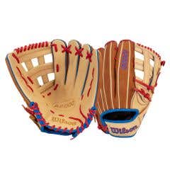 Wilson A2000 1777 12.75" Baseball Glove - Blonde/Tan/Red/Royal (2027)