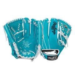 Rawlings Heart of the Hide Monkey Exclusive PRO2174 11.5" Baseball Glove - Teal/Silver