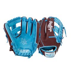 Rawlings Heart of the Hide Monkey Exclusive PROFL12 11.75" Baseball Glove - Sherry/Columbia Blue