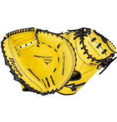 Mizuno Pro Select Monkey Exclusive GPS-20C 33.5" Baseball Catcher's Mitt - Gold/Black