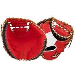 All-Star Pro Elite Japan 34" Baseball Catcher's Mitt - Red/Black/White - 2026 Model