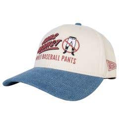 Baseballism Moms Against White Baseball Pants Snapback