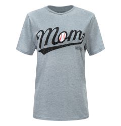BASEBALLISM Baseball Mom Adult Short Sleeve Warm-up Tee