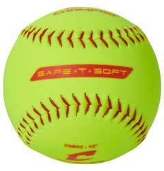Optic Yellow Softballs Dozen Champro ASA Fast Pitch Softballs - 12 Pack Optic Yellow .47 COR 375 Compression Champro Softball Dozen
