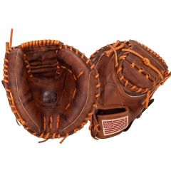 Nokona Edge Walnut 33.5" Baseball Catcher's Mitt - 2026 Model