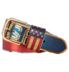Nokona ShowBelts Adjustable Baseball Belt - Chrome