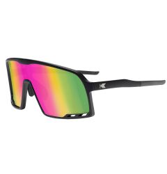 Knockaround Rainbow on Black Campeones Adult Sunglasses