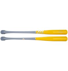 Marucci TVT Puck Pro Model Maple Wood Bat - Gray/Yellow - 2025 Model