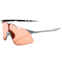 100% Hypercraft Matte Stone Gray Adult Sunglasses w/ Hiper Coral Lens