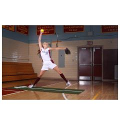ProMounds Full Length Softball Mat with Powerline