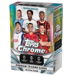2024-25 Topps Chrome UEFA Club Competitions Soccer Value Box