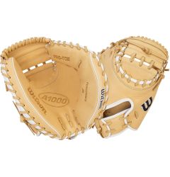 Wilson A1000 CM33 33" Baseball Catcher's Mitt - Blonde - 2025 Model