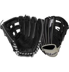 Wilson A1000 1750 12.5" Baseball Glove - Black/Grey - 2025 Model